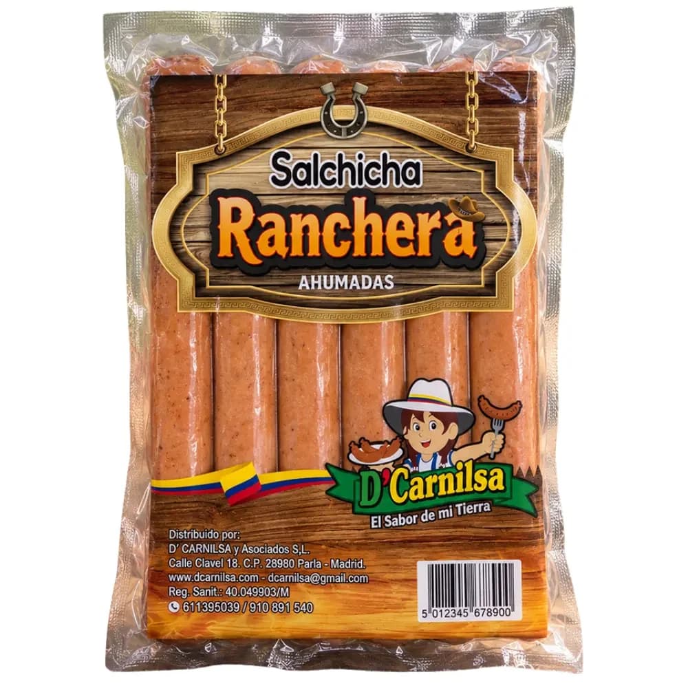 Salchichas Rancheras D'Carnilsa – Salchichas Colombianas