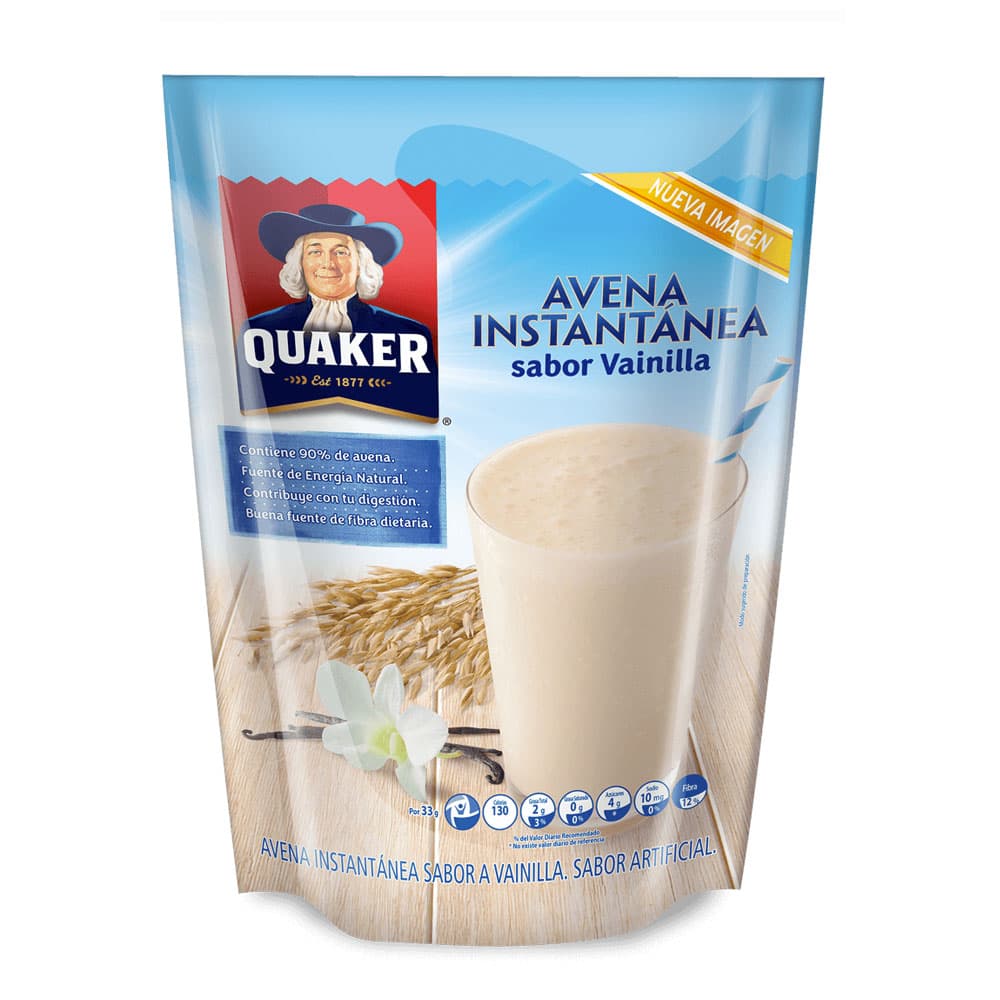 Avena Instantanea Quaker Sabor Vainilla 300gr