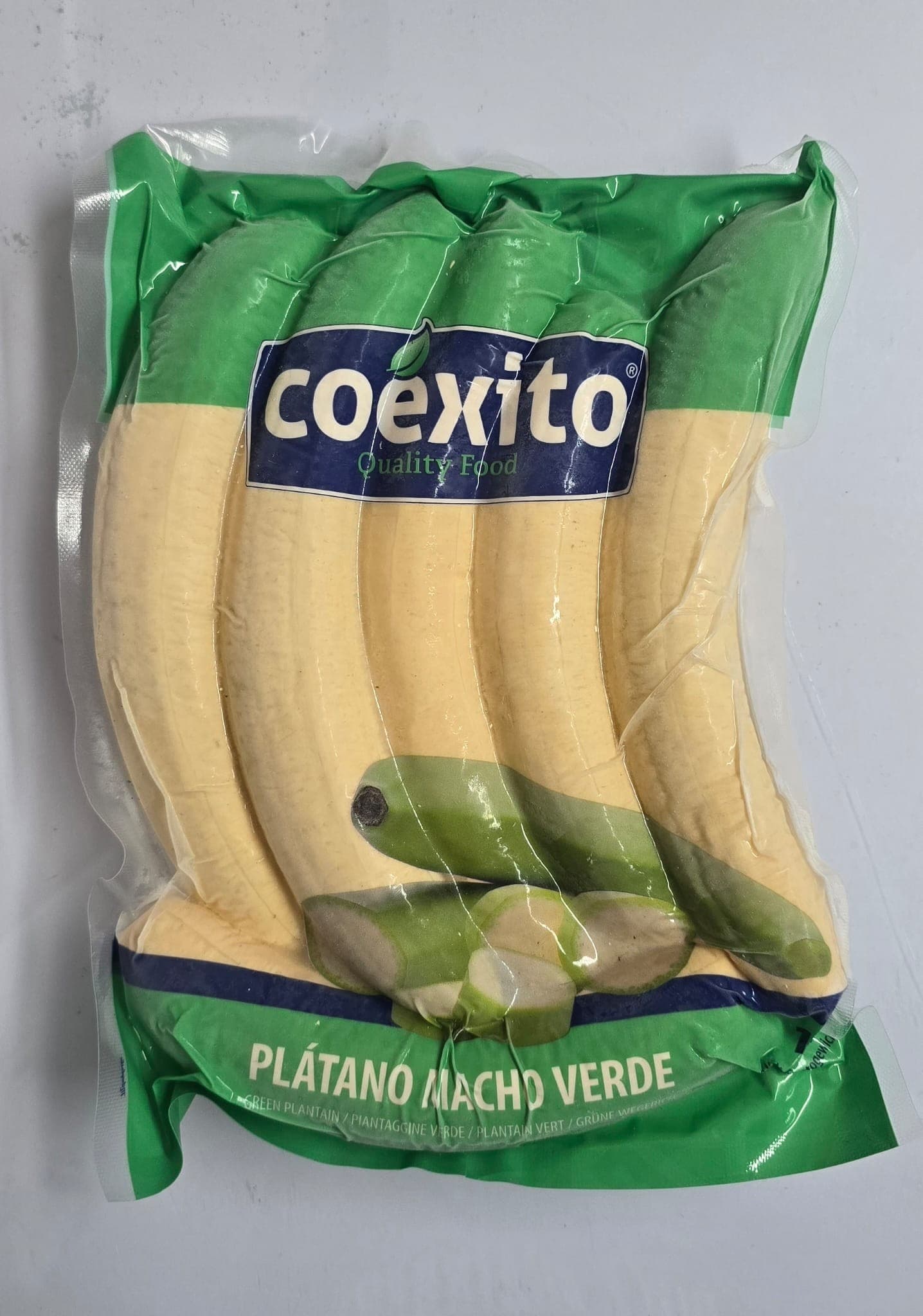 Platano Verde congelado