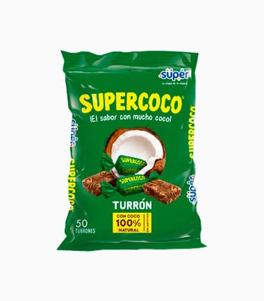 Supercoco Bolsa Turrón 50u