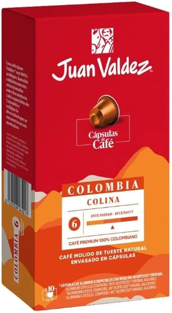 Capsules de Café Juan Valdez Colina – Café Colombien | Latino Shop Paris