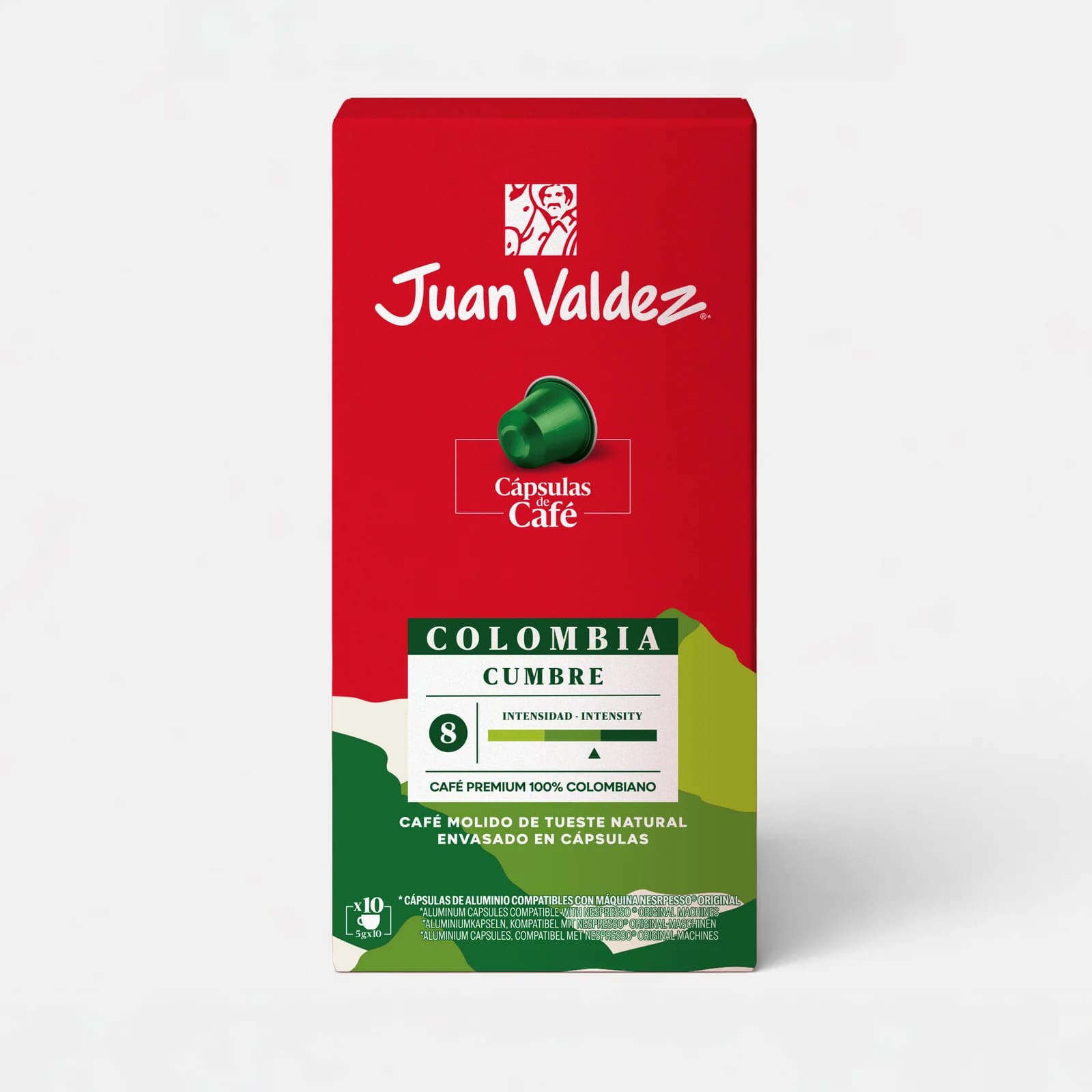 Capsules Juan Valdez Cumbre Compatibles Nespresso® – Café Colombien
